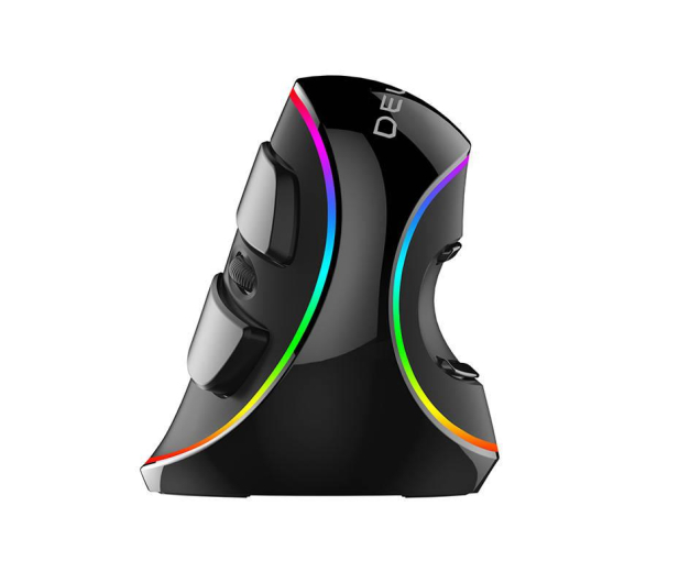 Delux Mysz pionowa M618Plus RGB - 1045654 - zdjęcie 2